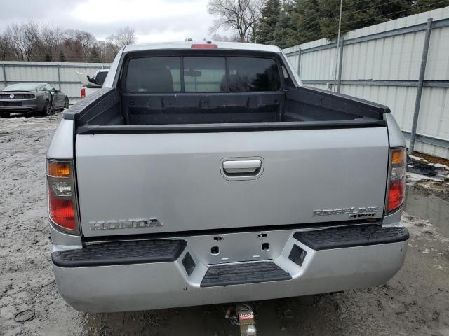 2HJYK16508H510051 - 2008 HONDA RIDGELINE SILVER photo 6