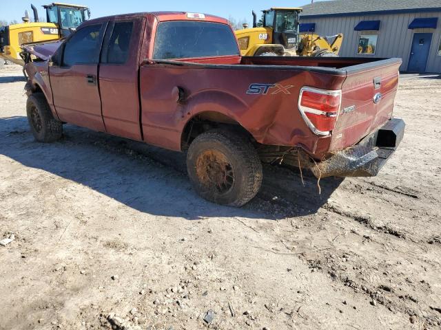 1FTFX1CF0EKD89441 - 2014 FORD F150 SUPER CAB RED photo 2