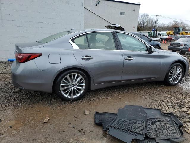 JN1EV7AR7KM552557 - 2019 INFINITI Q50 LUXE GRAY photo 3