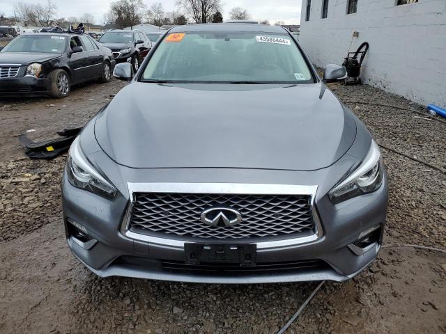 JN1EV7AR7KM552557 - 2019 INFINITI Q50 LUXE GRAY photo 5