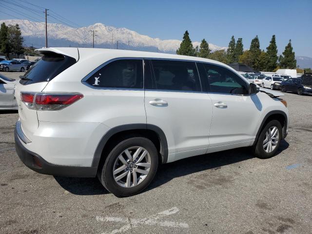 5TDZARFH7GS022641 - 2016 TOYOTA HIGHLANDER LE WHITE photo 3