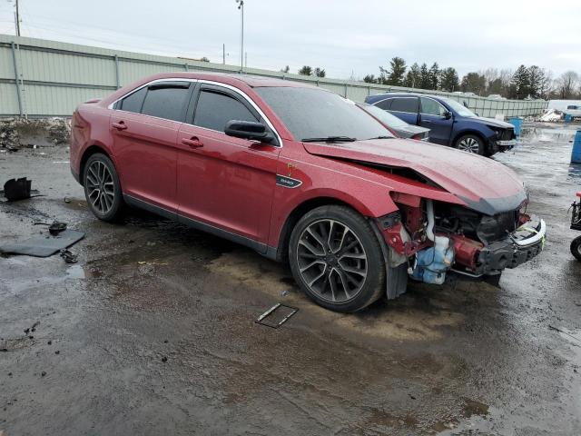 1FAHP2KT5HG118779 - 2017 FORD TAURUS SHO RED photo 4