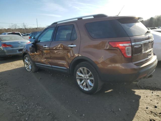 1FMHK8F86BGA47743 - 2011 FORD EXPLORER LIMITED BROWN photo 2