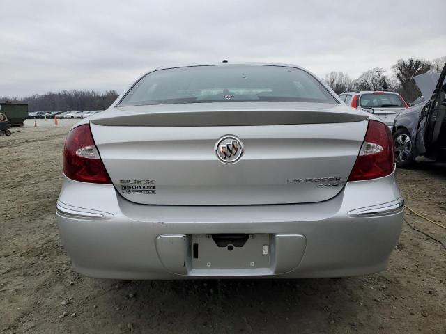 2G4WE567151271573 - 2005 BUICK LACROSSE CXS SILVER photo 6