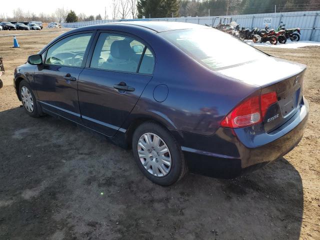 2HGFA16397H022097 - 2007 HONDA CIVIC DX BLUE photo 2