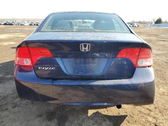 2HGFA16397H022097 - 2007 HONDA CIVIC DX BLUE photo 6