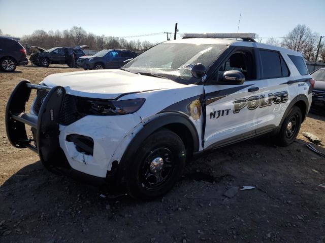 1FM5K8AB6NGB29742 - 2022 FORD EXPLORER POLICE INTERCEPTOR WHITE photo 1