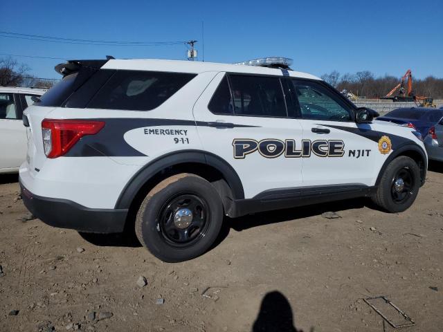 1FM5K8AB6NGB29742 - 2022 FORD EXPLORER POLICE INTERCEPTOR WHITE photo 3