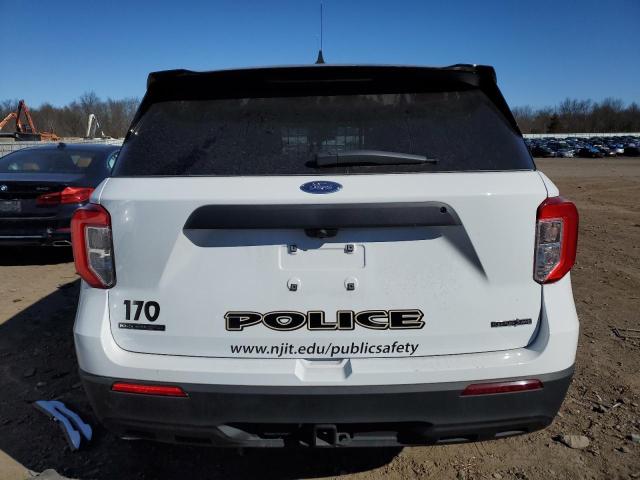 1FM5K8AB6NGB29742 - 2022 FORD EXPLORER POLICE INTERCEPTOR WHITE photo 6