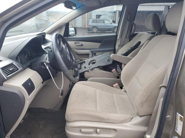 5FNRL5H29BB046903 - 2011 HONDA ODYSSEY LX TAN photo 7