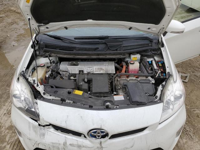 JTDKN3DU3F0427481 - 2015 TOYOTA PRIUS WHITE photo 11