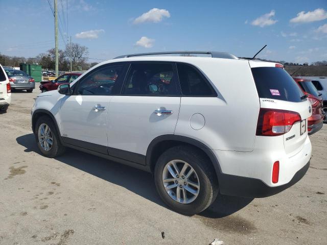 5XYKTDA7XFG653148 - 2015 KIA SORENTO LX WHITE photo 2