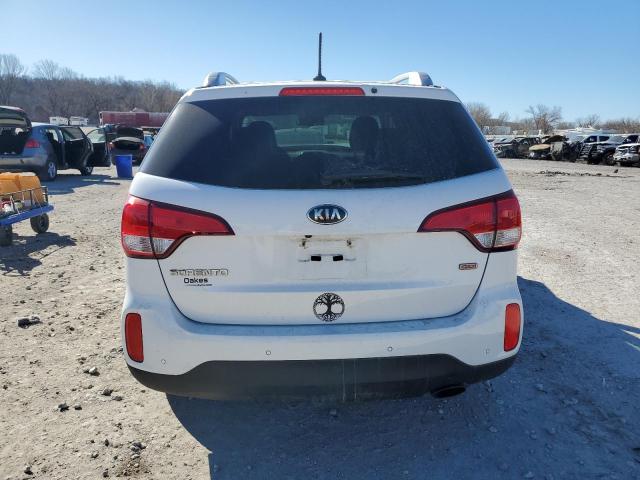 5XYKT4A64FG602428 - 2015 KIA SORENTO LX WHITE photo 6