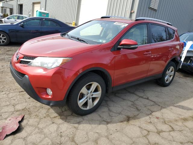 JTMRFREV4ED072706 - 2014 TOYOTA RAV4 XLE RED photo 1