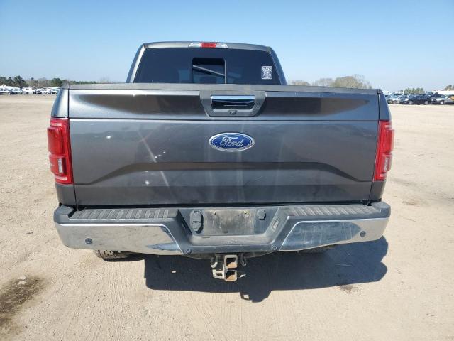 1FTFX1EG4HFB49487 - 2017 FORD F150 SUPER CAB GRAY photo 6