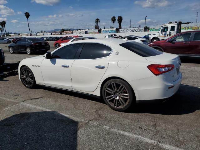 ZAM57RTA8E1094751 - 2014 MASERATI GHIBLI S WHITE photo 2