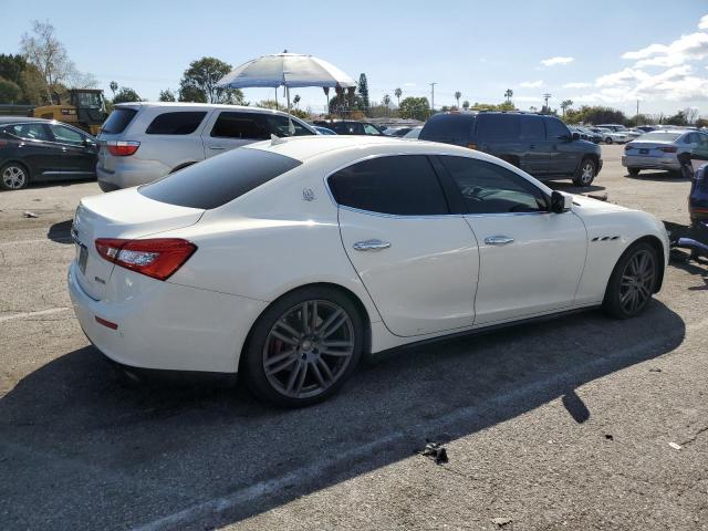 ZAM57RTA8E1094751 - 2014 MASERATI GHIBLI S WHITE photo 3