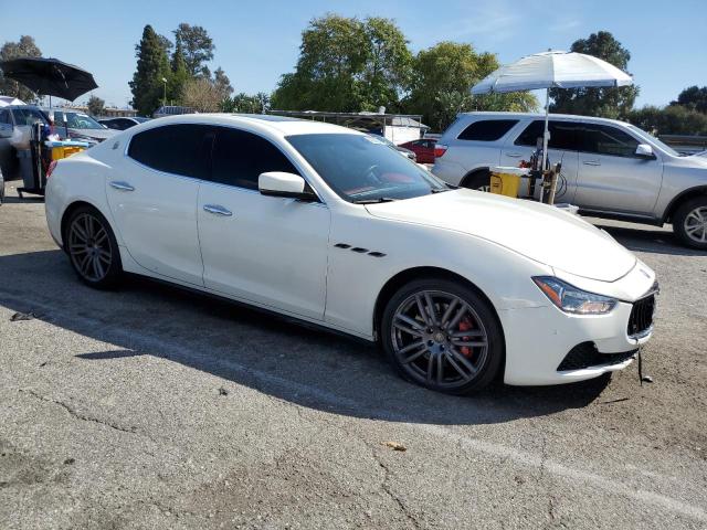 ZAM57RTA8E1094751 - 2014 MASERATI GHIBLI S WHITE photo 4