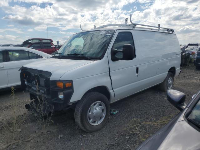 1FTNE1EW0BDB01349 - 2011 FORD ECONOLINE E150 VAN WHITE photo 1