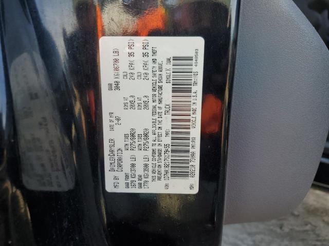 1D7HA18217S179455 - 2007 DODGE RAM 1500 ST BLACK photo 12