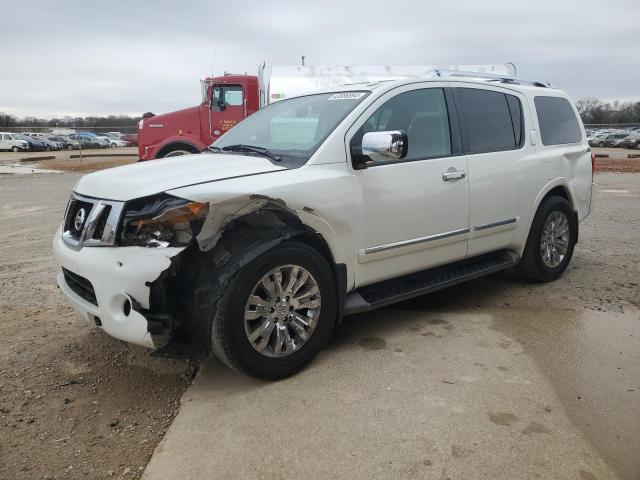 5N1BA0NF2FN614168 - 2015 NISSAN ARMADA PLATINUM WHITE photo 1