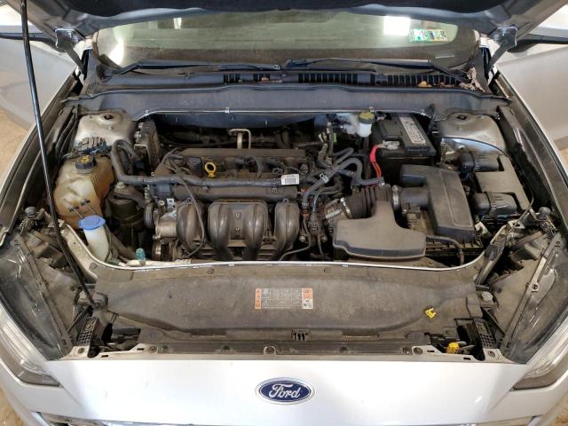 3FA6P0H74HR346061 - 2017 FORD FUSION SE SILVER photo 11