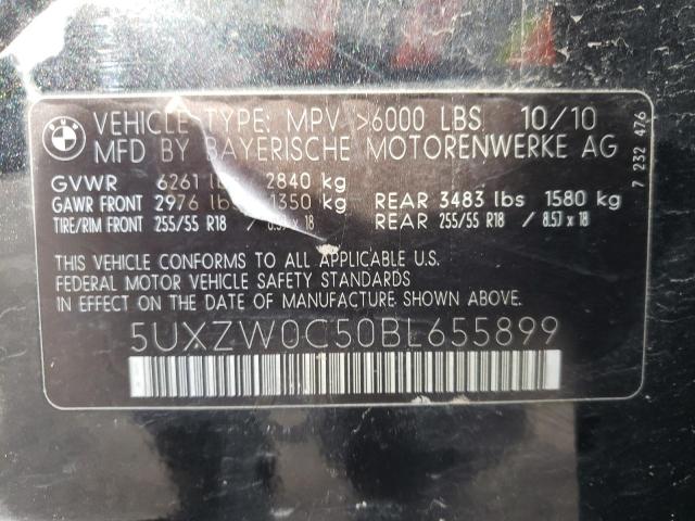 5UXZW0C50BL655899 - 2011 BMW X5 XDRIVE35D Qara foto 14