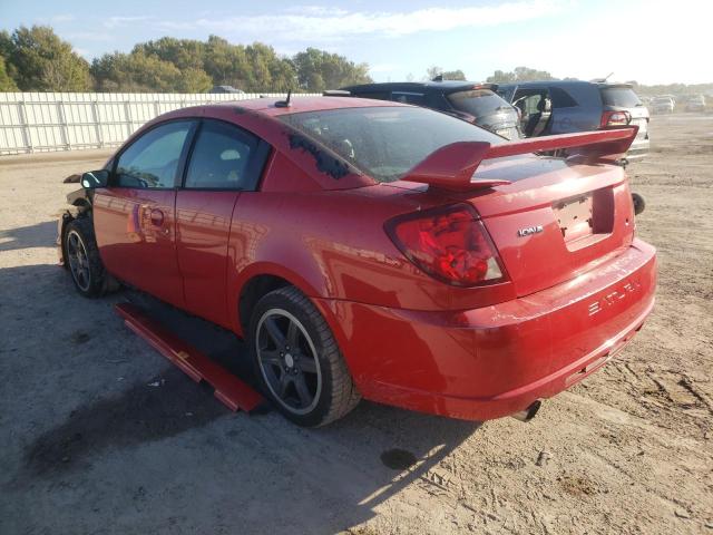 1G8AY18P07Z127223 - 2007 SATURN ION REDLINE RED photo 2