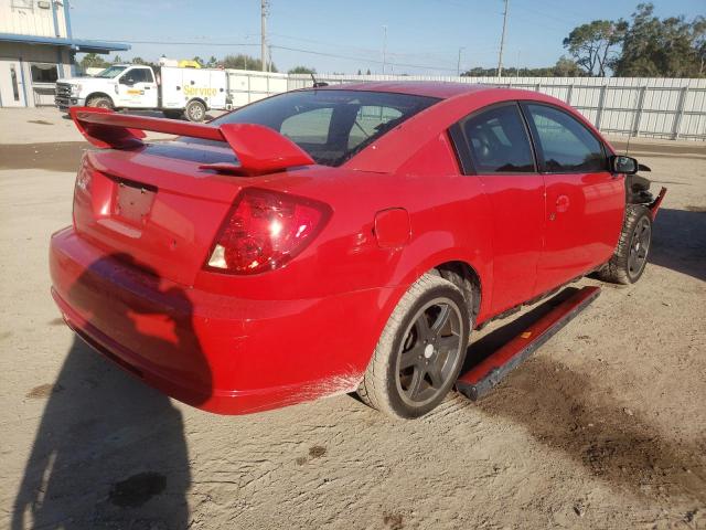 1G8AY18P07Z127223 - 2007 SATURN ION REDLINE RED photo 3