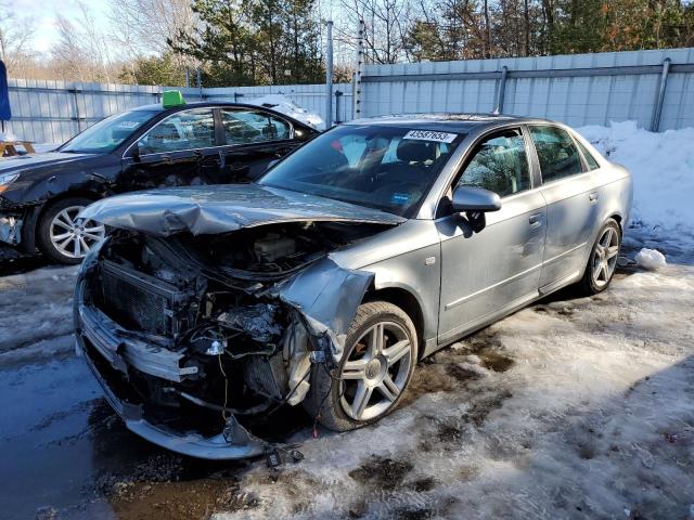 WAUDF78E08A036539 - 2008 AUDI A4 2.0T QUATTRO GRAY photo 1