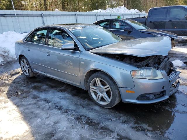 WAUDF78E08A036539 - 2008 AUDI A4 2.0T QUATTRO GRAY photo 4