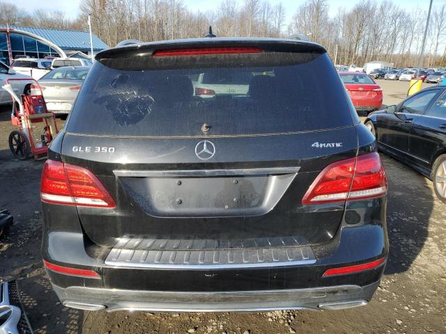 4JGDA5HB1HA952735 - 2017 MERCEDES-BENZ GLE 350 4MATIC BLACK photo 6