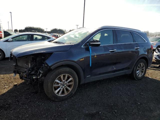 5XYPGDA30KG595990 - 2019 KIA SORENTO L BLUE photo 1