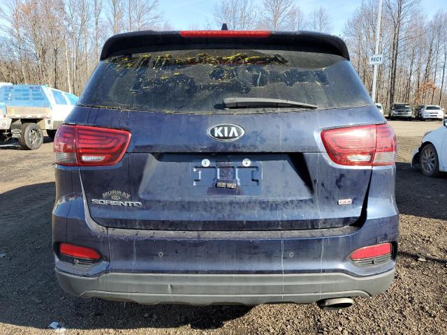 5XYPGDA30KG595990 - 2019 KIA SORENTO L BLUE photo 6