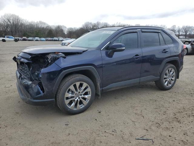 2T3C1RFV8LW084912 - 2020 TOYOTA RAV4 XLE PREMIUM BLUE photo 1