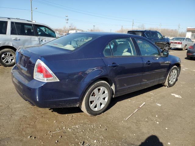 3FAHP06Z27R116305 - 2007 FORD FUSION S BLUE photo 3