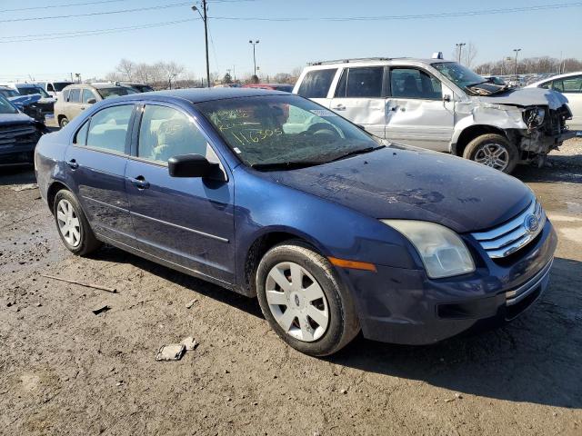 3FAHP06Z27R116305 - 2007 FORD FUSION S BLUE photo 4