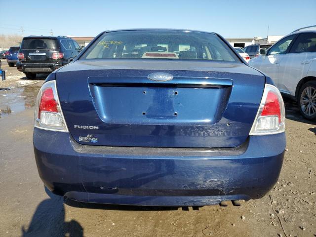 3FAHP06Z27R116305 - 2007 FORD FUSION S BLUE photo 6