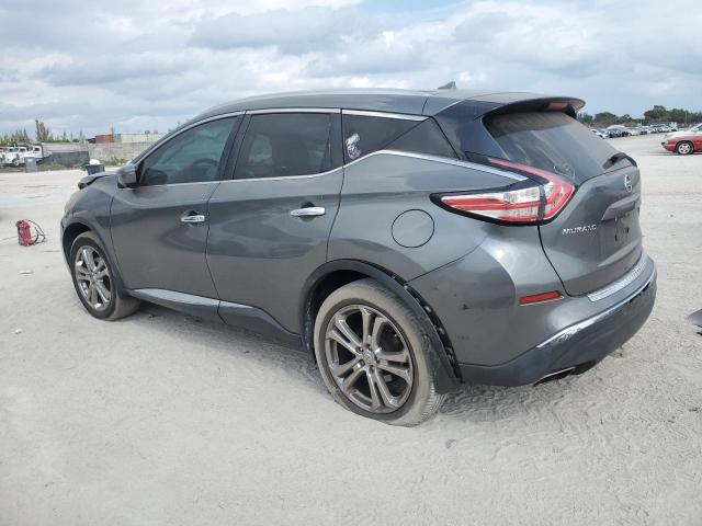 5N1AZ2MG5FN290210 - 2015 NISSAN MURANO S GRAY photo 2