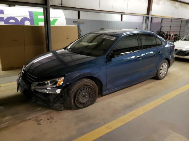3VW2K7AJ7FM337898 - 2015 VOLKSWAGEN JETTA BASE 蓝色 照片 1