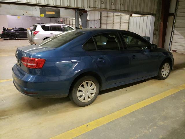 3VW2K7AJ7FM337898 - 2015 VOLKSWAGEN JETTA BASE 蓝色 照片 3