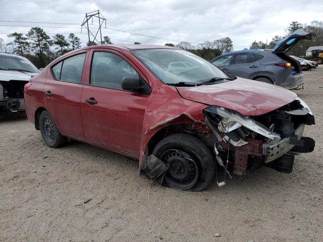 3N1CN7APXFL871201 - 2015 NISSAN VERSA S RED photo 4