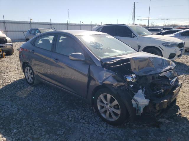 KMHCT4AE4EU671012 - 2014 HYUNDAI ACCENT GLS GRAY photo 4