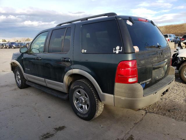 1FMZU73K52ZC68702 - 2002 FORD EXPLORER XLT GREEN photo 2