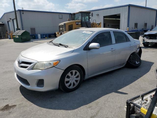 5YFBU4EE5CP021557 - 2012 TOYOTA COROLLA BASE SILVER photo 1