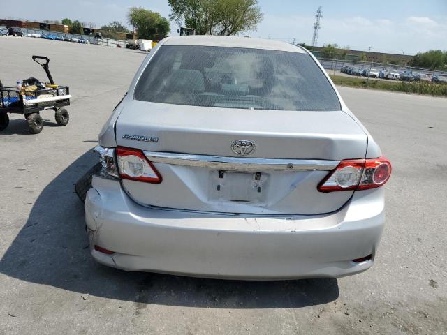 5YFBU4EE5CP021557 - 2012 TOYOTA COROLLA BASE SILVER photo 6