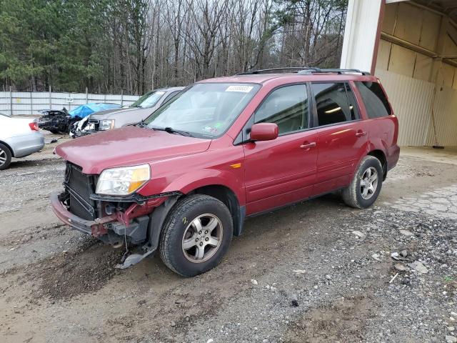 5FNYF28596B019654 - 2006 HONDA PILOT EX RED photo 1