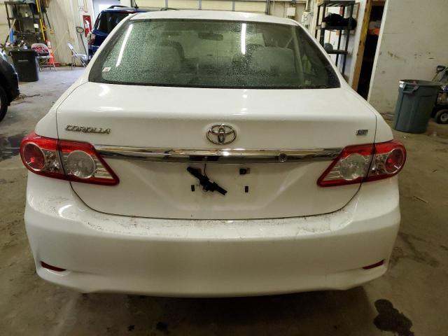 JTDBU4EE0B9142436 - 2011 TOYOTA COROLLA BASE WHITE photo 6