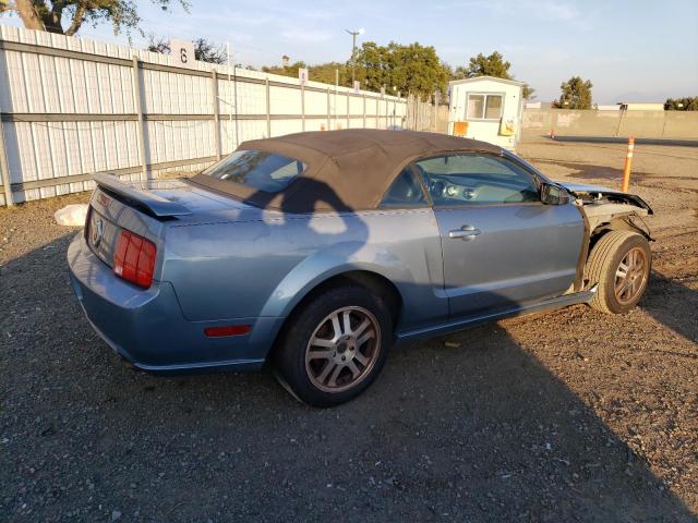 1ZVHT85H555178940 - 2005 FORD MUSTANG GT BLUE photo 3