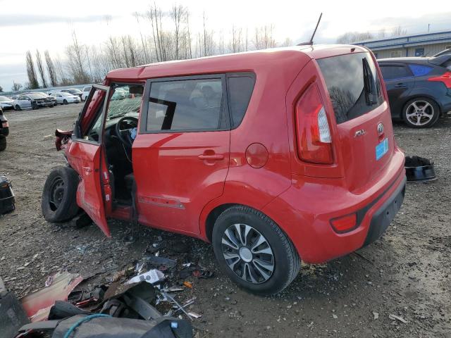 KNDJT2A58D7600022 - 2013 KIA SOUL RED photo 2